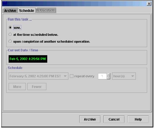 172 Scheduling NCM operations In addition, you can have e-mail notification sent if a particular operation fails.