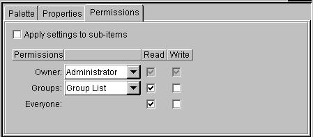 54 Client environment Figure 17 Permissions tab 3 Set your update preference by selecting the appropriate check box.
