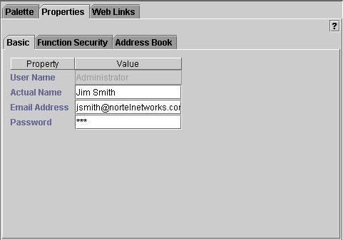 64 Client environment Figure 24 User account information 4 Type your new account information in the appropriate fields.