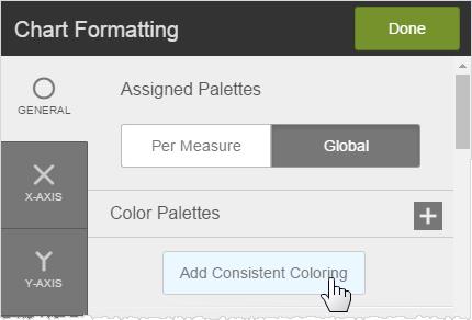 2. Click Chart Formatting (the paint brush icon). 3.