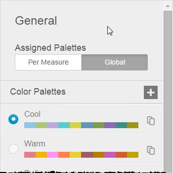 Apply conditional color formatting that overrides the default palette for category attributes Change a waterfall chart from vertical to horizontal Tip: In Dashboards 2.