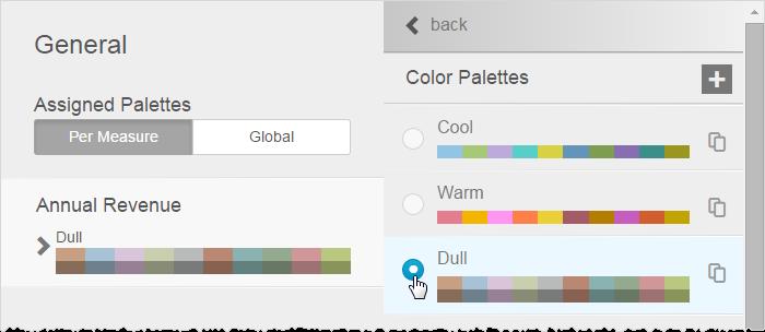 To copy and modify an existing color palette Only the creator of a palette or the