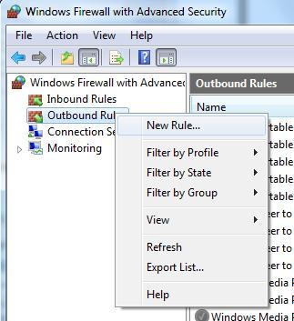 4 Advanced firewall settings: how to manually create rules for X-Tools Server Pro 4.2 Create outbound rules The steps are the same.