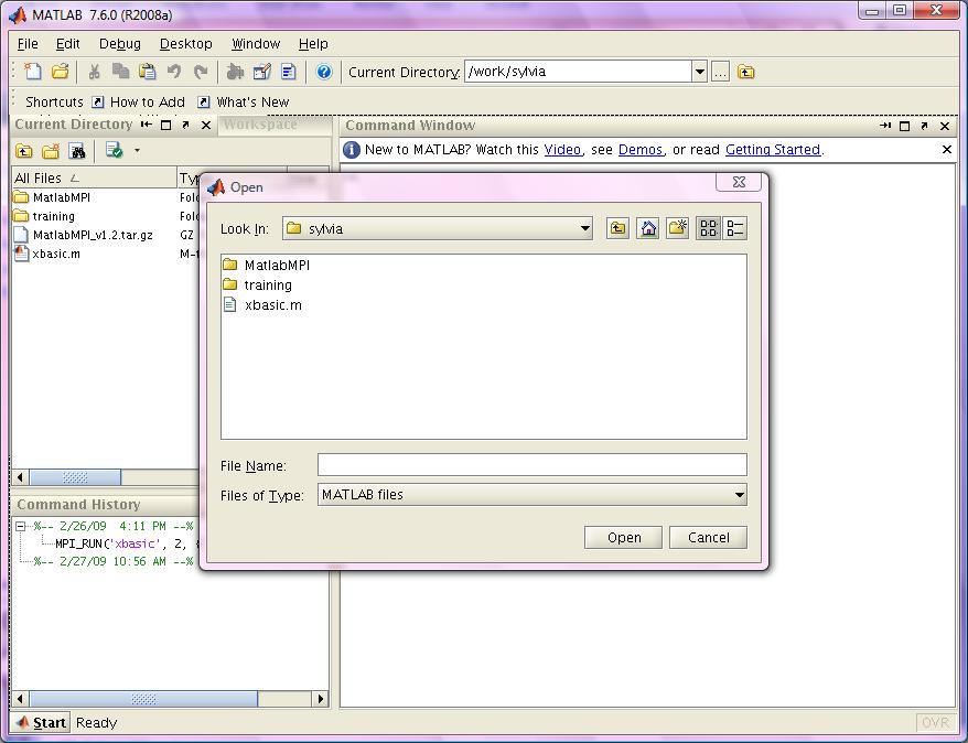 Basic Programming Skills Using M-Files Open an M-file for editing or execution In the