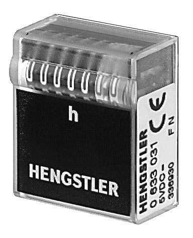 Type 633-DC Time Counters mini "h", DC Version Type 633.0 Type 633.7 Type 633.
