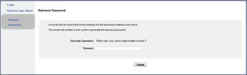 Answer field, and then click Submit. Note: If you cannot remember the answer to your security question, please call the HID Help Desk.