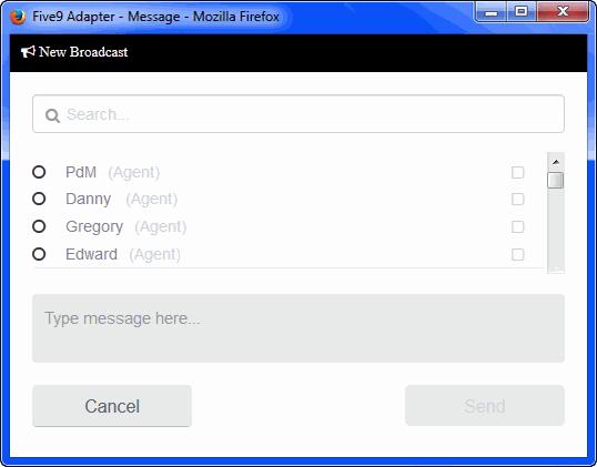 To end the session temporarily, click Cancel and close the message.