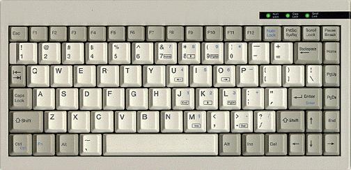 IB-3 PC Keyboard Wedge AT Keyboard