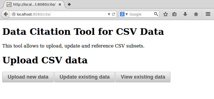 CSV Data