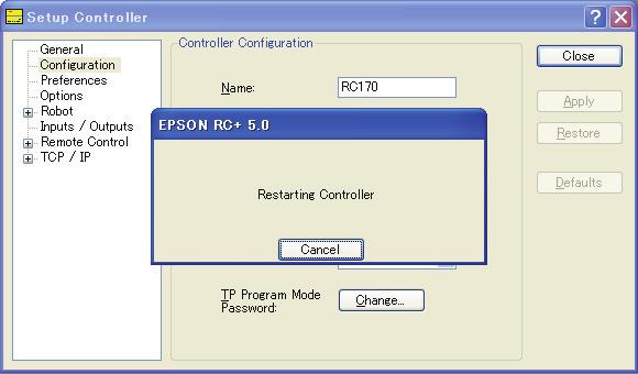7.3 Changing Controller IP Address Setup & Operation 7.