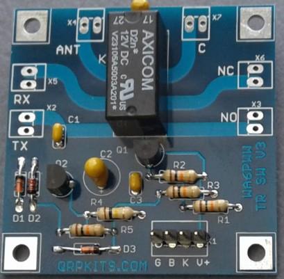 Pacific Antenna Easy TR Switch Kit Kit Description The Easy TR Switch is an RF sensing circuit with a double pole double throw relay that can be used to automatically switch an antenna between a