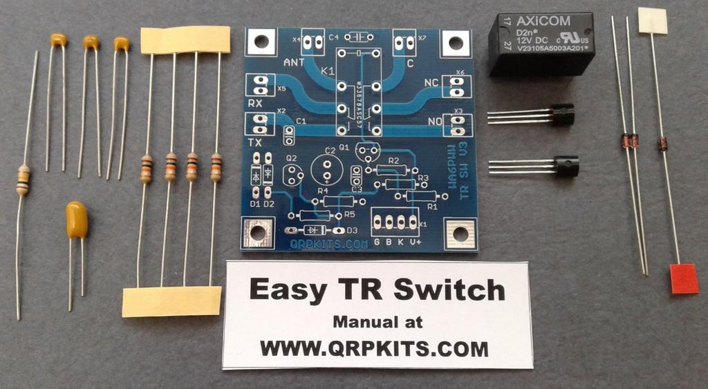 TR Switch V3 Parts List Qty Value Component Description 4 10K R1, R2, R3, R5 Resistor, 1/4W, Brown-Black-Orange-Gold 1 100K R4 Resistor, 1/4W, Brown-Black-Yellow-Gold 2 1N4148 D1, D2 Diode, glass