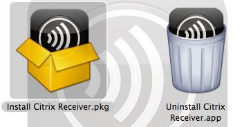 pkg" to begin Note: If you have a previous version of Citrix, click "Uninstall Citrix Receiver.app" before installing the new version.