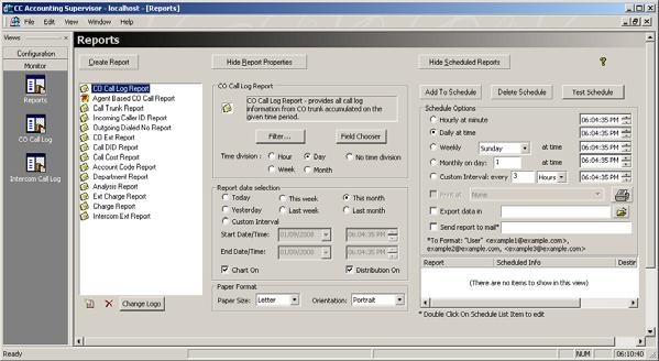 Account Code Settings 9 CC Supervisor Main Window Overview After you logged-in with CC Supervisor, the main window