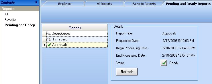 Supervisr Quick Guide p11 Request a Reprt View a Reprt Click Reprts in the left navigatin bar, then click All and chse the desired reprt.