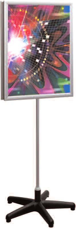 Printed material is interchangeable and the light panel has multiple modes. Components Include: Clear.
