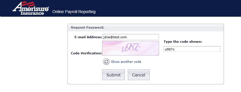 Steps 2 Step 3 2. Fill in your E-mail Address (case sensitive). 3. Type in the Code Verification exactly as it appears in the box. 4.