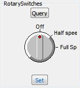 Use the Debugger Setting a Value to the Track-Bar To set a value for the track-bar, move the rotary switch to Half speed Reading a Value from the