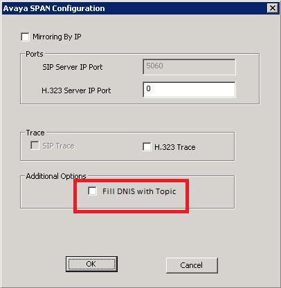 7.4. Configure SPAN for mirroring by IP (optional) By default, the Engage VOIP Engine