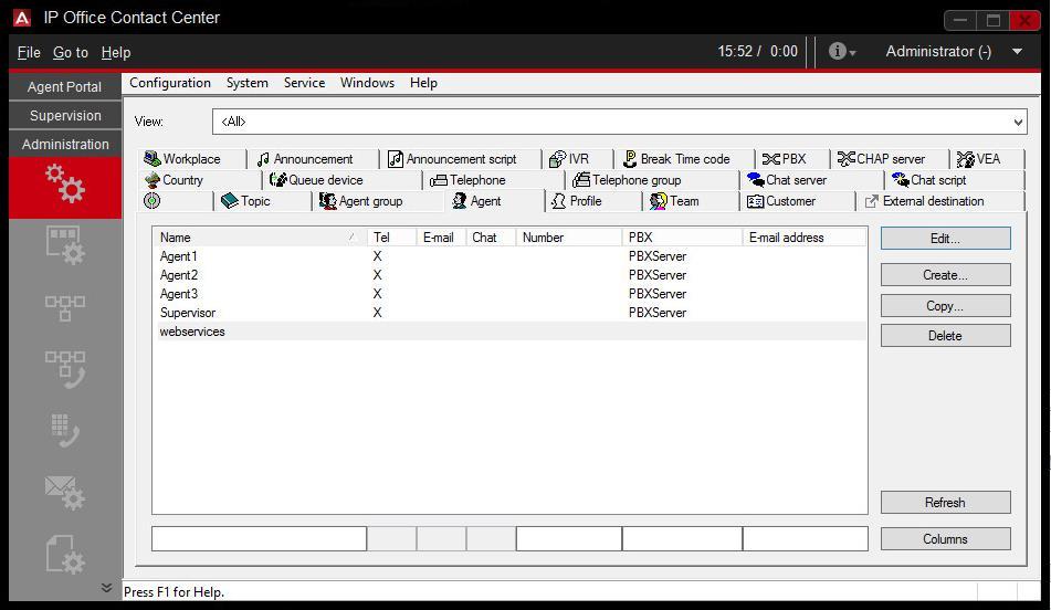 6. Configure Avaya IP Office Contact Center (IPOCC) This section provides the procedures for configuring the Avaya IP Office Contact Center (IPOCC).