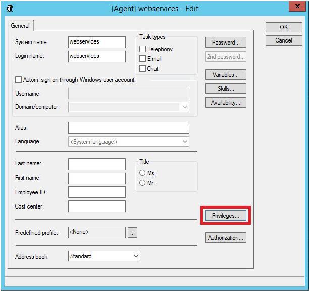 Configure the Agent with authorization to view all