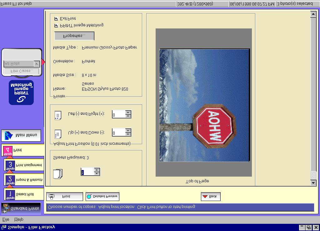 With Windows and Macintosh OS 9.x, check the Printer Settings.