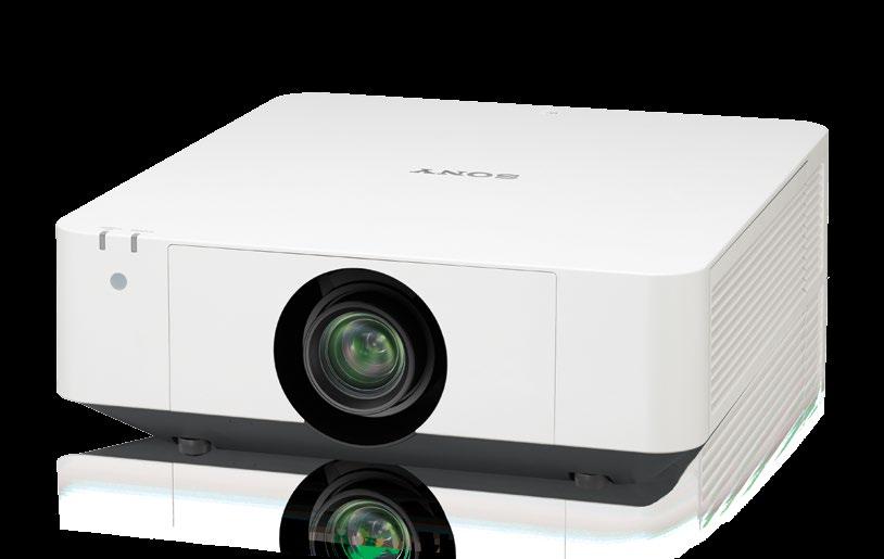 Installation features PrimeSupport 360% angle-free tilt Position the projectors freely, at any angle, on their side or even upside down.