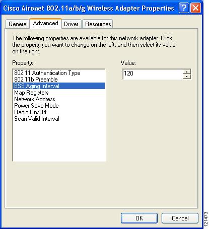Chapter 5 Setting Roaming Parameters in the Windows Control Panel Setting Roaming Parameters in the Windows Control Panel The Cisco Aironet 802.