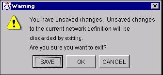 Using the Network Definition Editor Chapter 5 Link Analysis The system saves the modification and closes the Network Definition Editor without saving your changes. 4. Click Cancel.