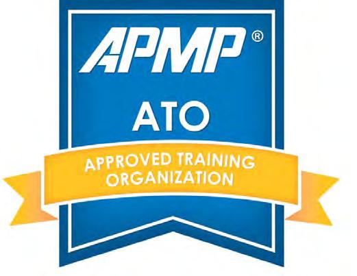 APMP Approved Training Organizations (ATO) APMP has approved several organizations as Approved Training Organizations (ATO): ATOs can deliver training anywhere in the world to support the Foundation