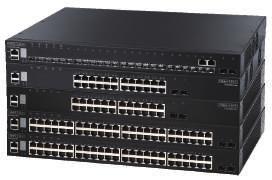 DATASHEET ECS4620 Series L3 Gigabit Ethernet Stackable Switch Product Overview The Edge-Core ECS4620 Series is a family of high-performance Gigabit Ethernet Layer 3 switches featuring 28 or 52 ports;