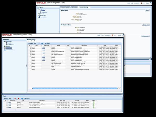 ORACLE SNAP MANAGEMENT UTILITY FOR ORACLE DATABASE EFFICIENTLY BACK UP, CLONE, AND RESTORE ORACLE DATABASES ON ORACLE S ZFS STORAGE APPLIANCE WITH ORACLE SNAP MANAGEMENT UTILITY KEY FEATURES