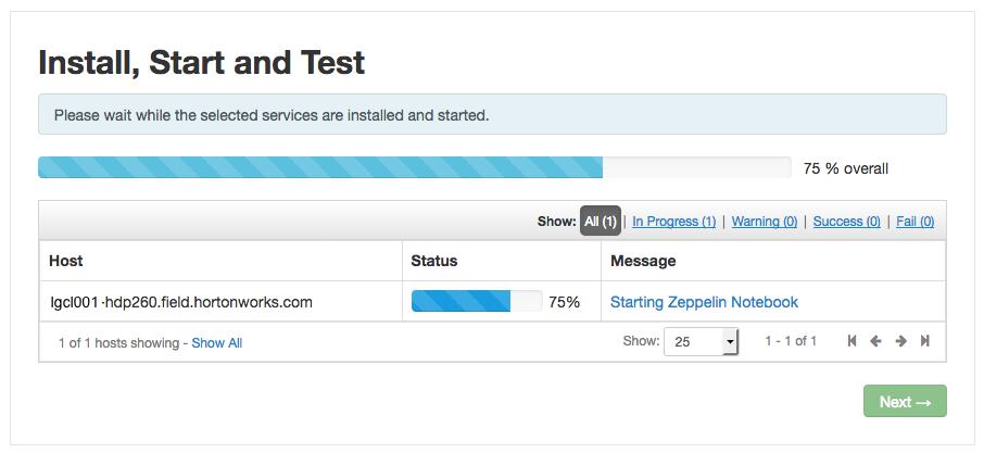 To validate your Zeppelin installation, open the Zeppelin Web UI in a browser window.