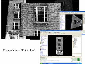 It is not usually possible to export the point cloud into AutoCAD or similar programmes because of the size of the data set.