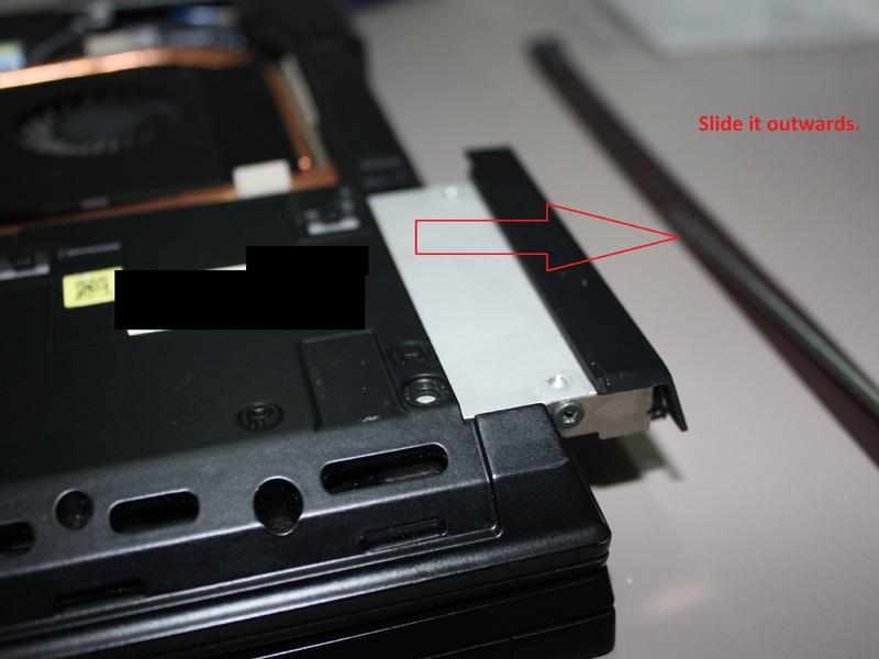 Locate Hard Drive assembly on the lower right hand corner.