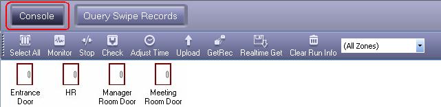 If you add Optional Doors or cancel Selected Doors, Click this button, and Upload to the control, you can pass through Selected Doors. 2.