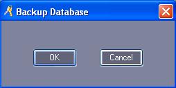 Click OK Click OK, This backup file is saved in database under the default installation path.