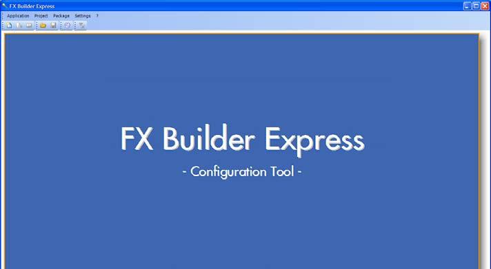 FX Builder Express User s Guide 11 FX Builder Express Entry Screen The Menu Bar and Toolbar (Figure 10) provide an interface to the commands available for the selected item.