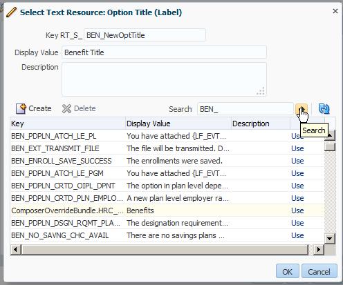 Customizing Field Labels Always use Select Text Resource option as it allows for different values based on the user language.