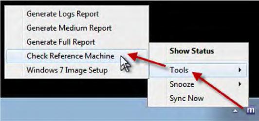 Figure 44: Completion of Image Setup for Windows 7 Reference Machine c.