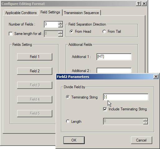 ScanManager User Guide Example 2 Extract the date code, item number, and quantity information from barcodes.