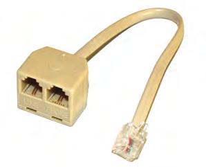 Adapters PT-267B T-Adapter PT-267B Modular T-Adapters The PT-267B T-Adapter is a 4 conductor adapter that connects 2 telephones or ancillary devices to 2 outside lines.