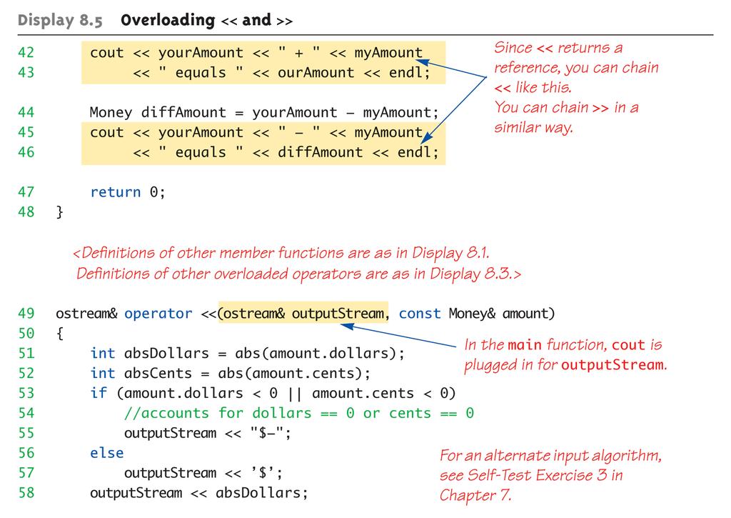 Overloaded >> Example: Display 8.