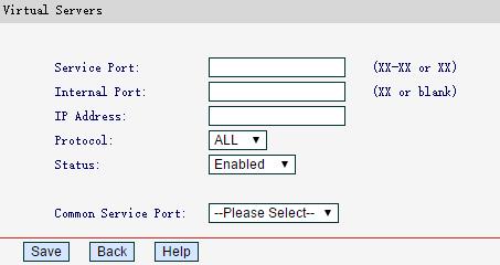 You can leave it blank if the Internal Port is the same as the Service Port, or enter a specific port number when Service Port is a single one.