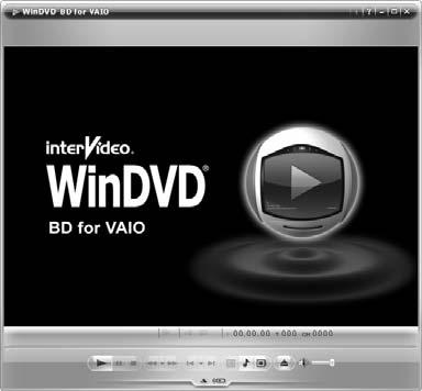 InterVideo WinDVD BD for VAIO InterVideo WinDVD BD for VAIO is an easy-to-use software BD player combining the features of a standard BD player with advanced functionality, such as time-stretching,