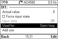 To adjust the value of a parameter, press