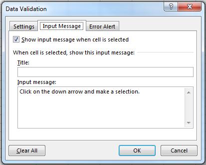 Setting up a List in the Cell Click in the cell where the data validation is to be used. On the Ribbon, click on the Data tab. In the Data Tools group, click on Data Validation.