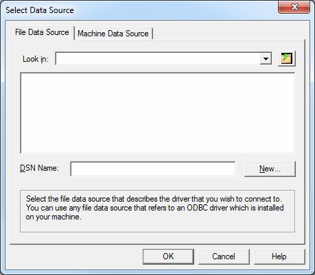 Persisting a Result Set as an XML Data File 3. You must either select an existing data source or create a new one. Take one of the following actions: Select an existing data source and click OK.