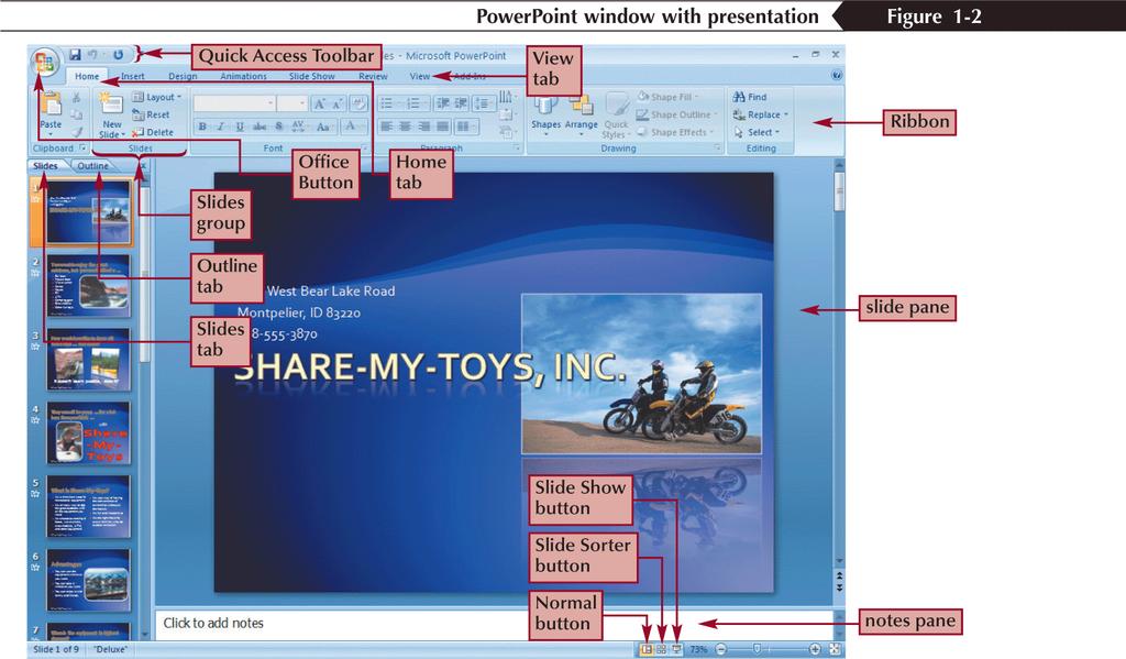 Opening an Existing PowerPoint Presentation New