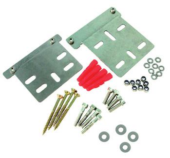 Type 1 AMW 05 Type Number 212-237-000 Mounting kit with mounting brackets for wall mounting of digital outdoor (harsh environment) intercom stations Accessories for DAE Series Type HMI 07 Type